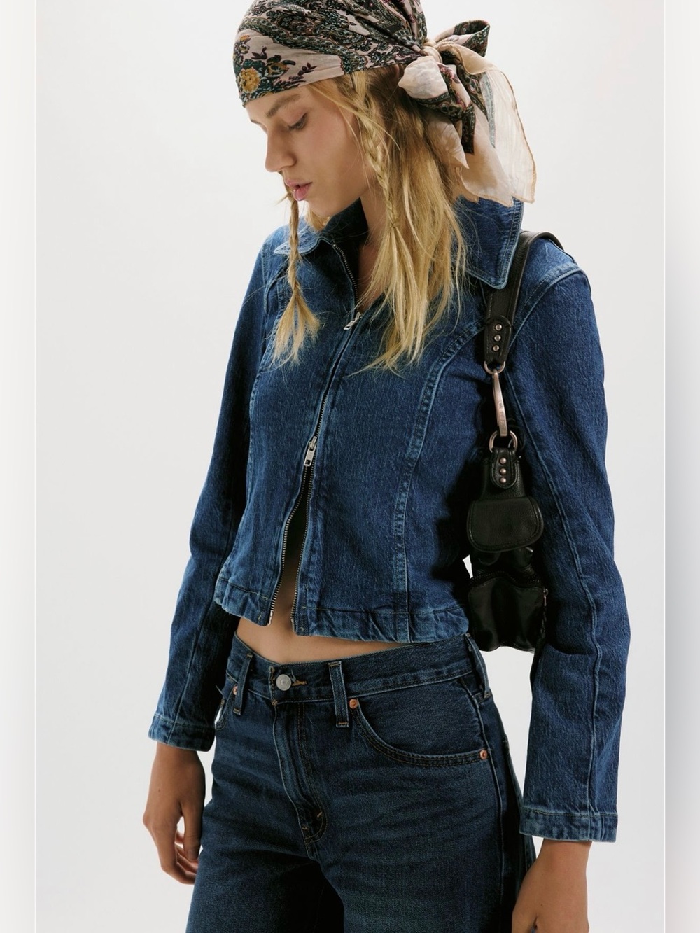 Free People free river denim jacket